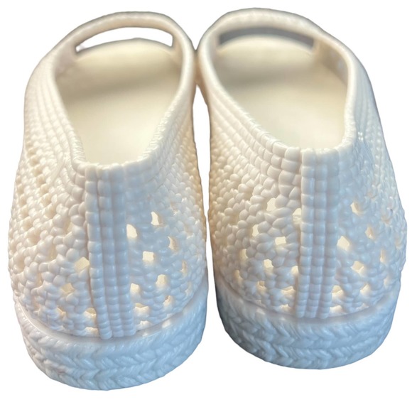 Melissa Camilla + Jason Wu woven open toe flats size 7 - Picture 6 of 11